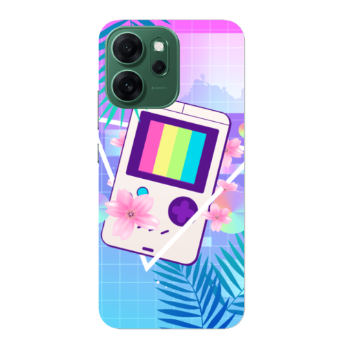 Oppo 14 F Triangle game Transparent Silicone TPU Θήκη