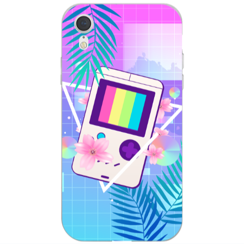 Apple iPhone Xr Triangle game Transparent Silicone TPU Θήκη