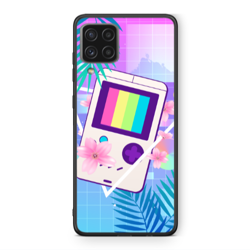 Samsung A22 4G Triangle game Black Glossy Θήκη