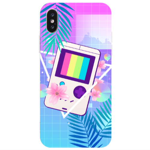 Apple iPhone Xs Max Triangle game Transparent Silicone TPU Θήκη
