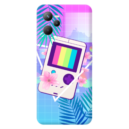 Realme C35 Triangle game Transparent Silicone TPU Θήκη