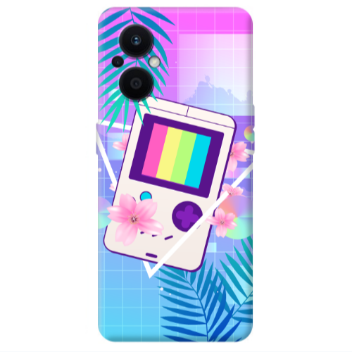 Oppo Reno 7 Lite Triangle game Transparent Silicone TPU Θήκη