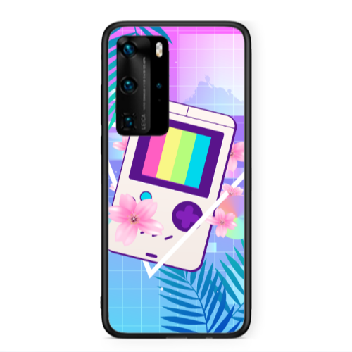 Huawei P40 Pro Triangle game Black Glossy Θήκη