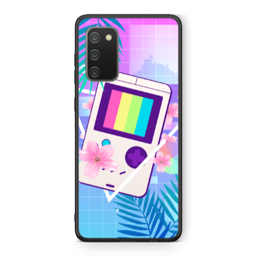 Samsung A02s Triangle game Black Glossy Θήκη
