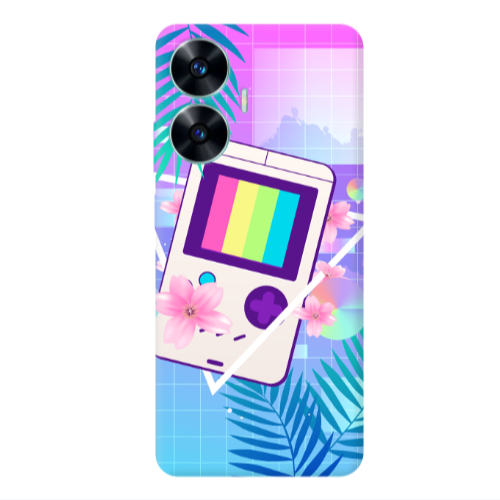 Realme C55 Triangle game Transparent Silicone TPU Θήκη