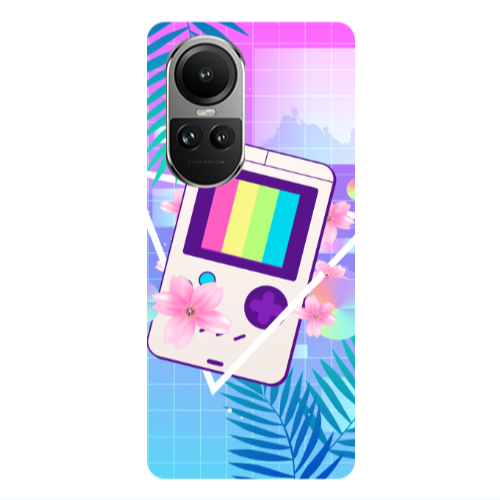 Oppo Reno10 5G Triangle game Transparent Silicone TPU Θήκη