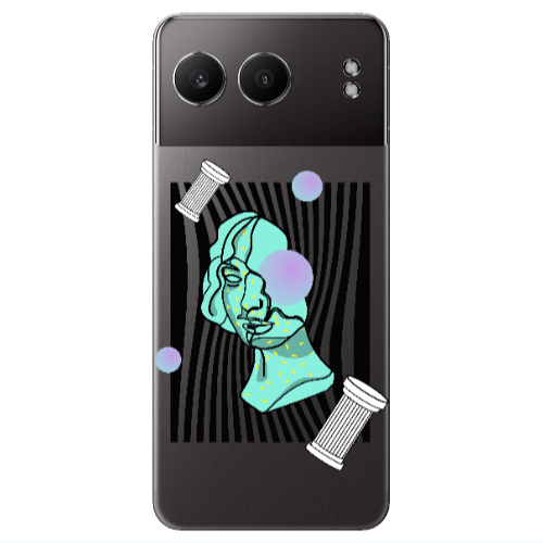 Oneplus Nord 4 Columns Transparent Silicone TPU Θήκη