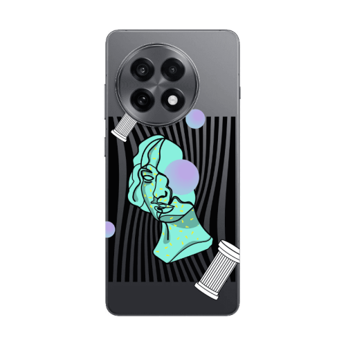 Oneplus 13 R Columns Transparent Silicone TPU Θήκη