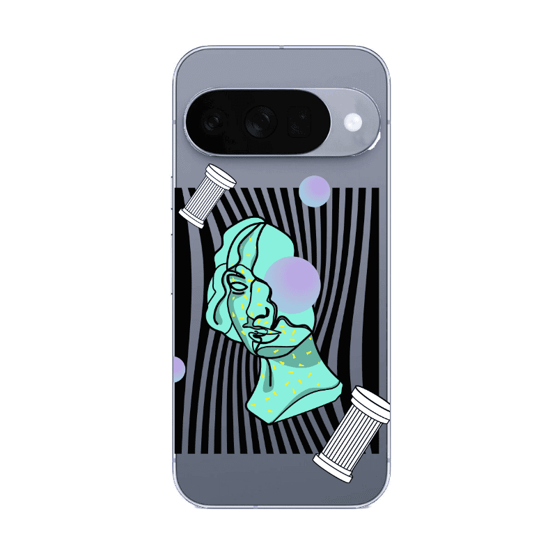 Google Pixel 10 Columns Transparent Silicone TPU Θήκη