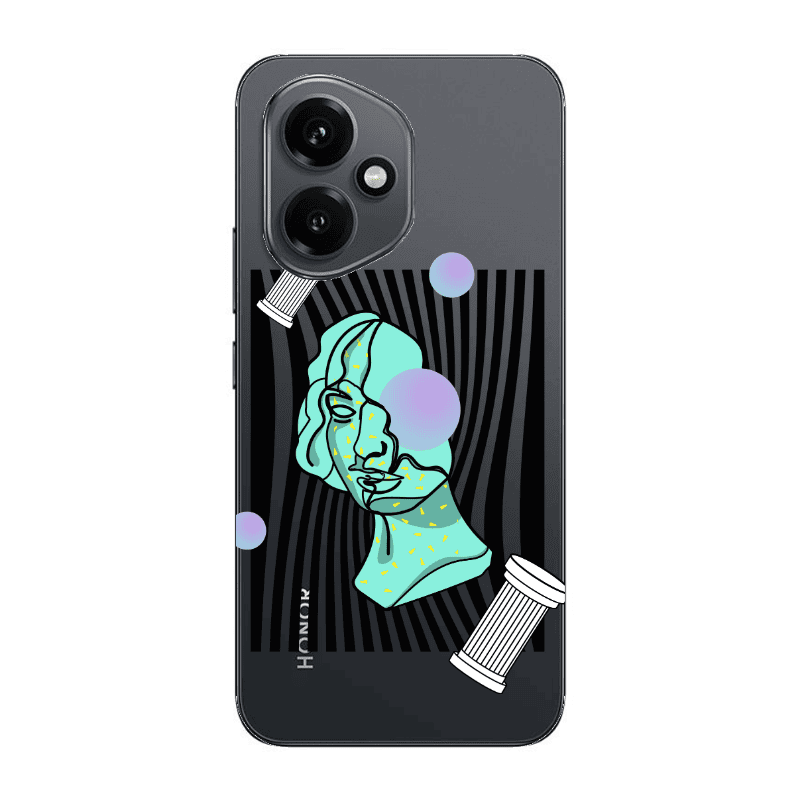 Honor Magic 400 Columns Transparent Silicone TPU Θήκη