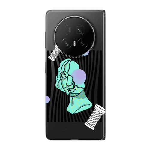 Honor Magic V5 Columns Transparent Silicone TPU Θήκη
