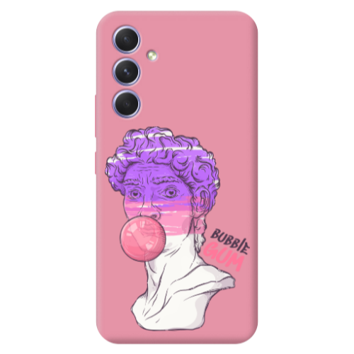 Samsung A56 Pin Bubble Pink Colored Silicone TPU Θήκη