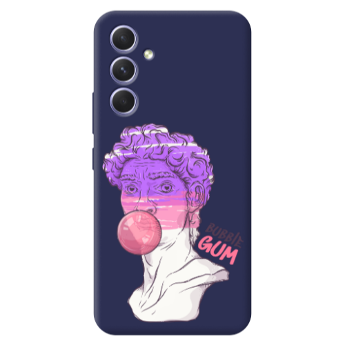 Samsung A56 Pin Bubble Dark blue Colored Silicone TPU Θήκη