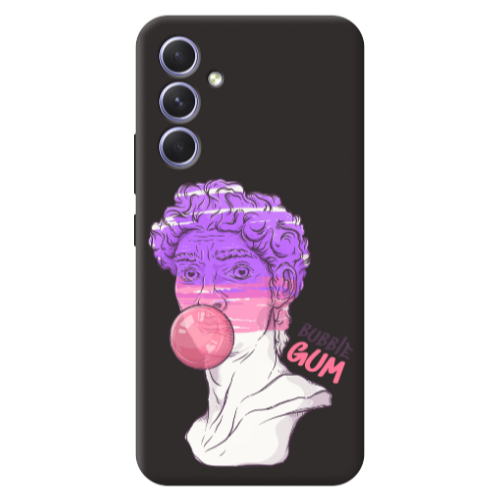 Samsung A56 Pin Bubble Black Colored Silicone TPU Θήκη