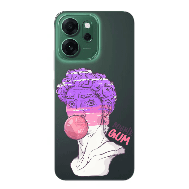 Oppo 14 F Pin Bubble Transparent Silicone TPU Θήκη