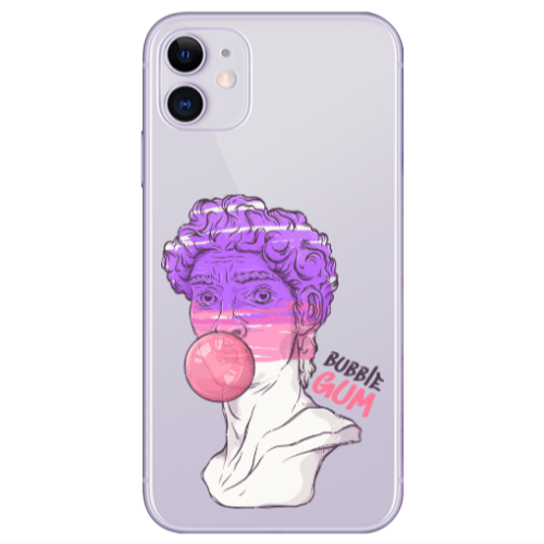 Apple iPhone 11  Pin Bubble Transparent Silicone TPU Θήκη