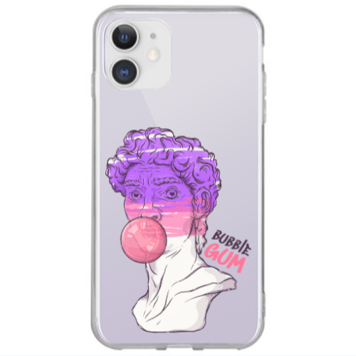Apple iPhone 12 Pin Bubble Transparent Silicone TPU Θήκη