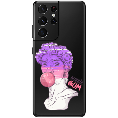 Samsung S21 Ultra Pin Bubble Transparent Silicone TPU Θήκη
