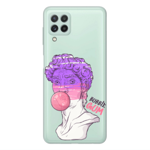 Samsung A22 4G Pin Bubble Transparent Silicone TPU Θήκη