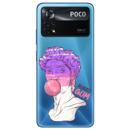 Xiaomi Poco X4 Pro Pin Bubble Transparent Silicone TPU Θήκη