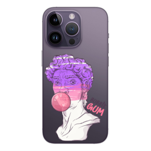Apple iPhone 14 Pro  Pin Bubble Transparent Silicone TPU Θήκη