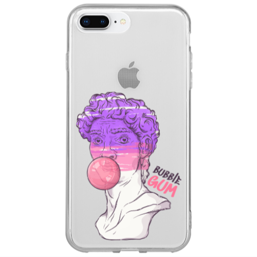 Apple iPhone 7 Plus Pin Bubble Transparent Silicone TPU Θήκη