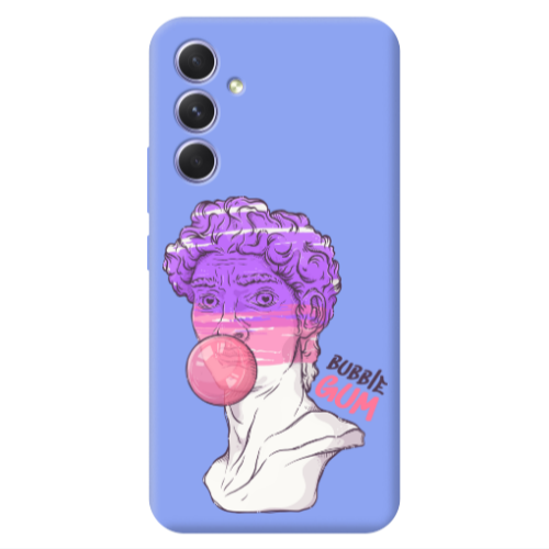 Samsung A54 Pin Bubble Light Purple Colored Silicone TPU Θήκη