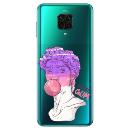 Xiaomi Redmi Note 9S Pin Bubble Transparent Silicone TPU Θήκη