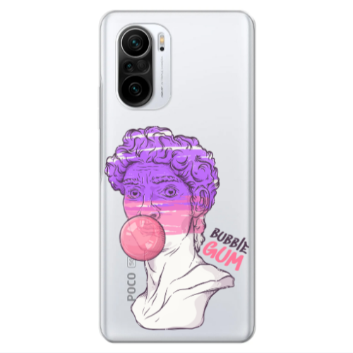 Xiaomi Poco F3 Pin Bubble Transparent Silicone TPU Θήκη