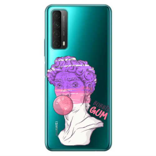 Huawei P Smart 2021 Pin Bubble Transparent Silicone TPU Θήκη