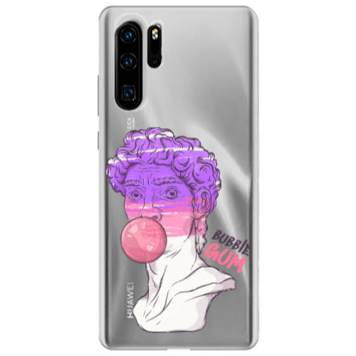 Huawei P30 Pro Pin Bubble Transparent Silicone TPU Θήκη