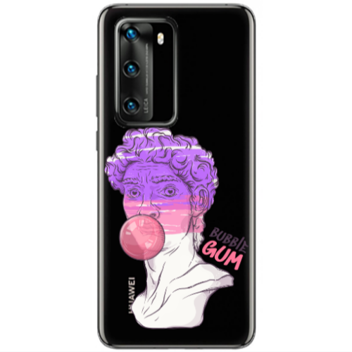 Huawei P40 Pin Bubble Transparent Silicone TPU Θήκη
