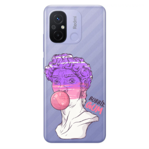 Xiaomi Redmi 12C Pin Bubble Transparent Silicone TPU Θήκη