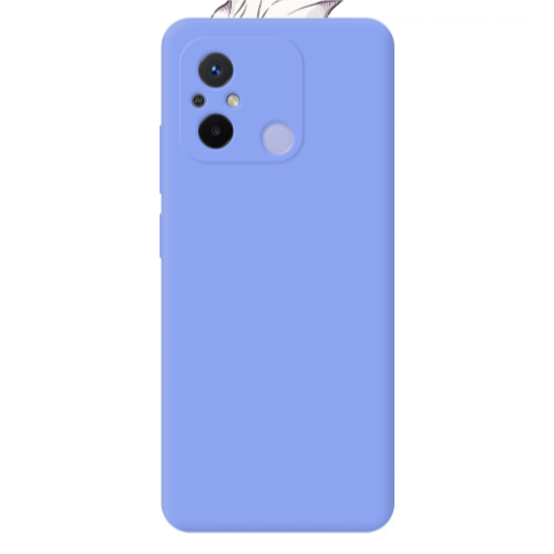 Xiaomi Redmi 12C Pin Bubble Light Purple Colored Silicone TPU Θήκη