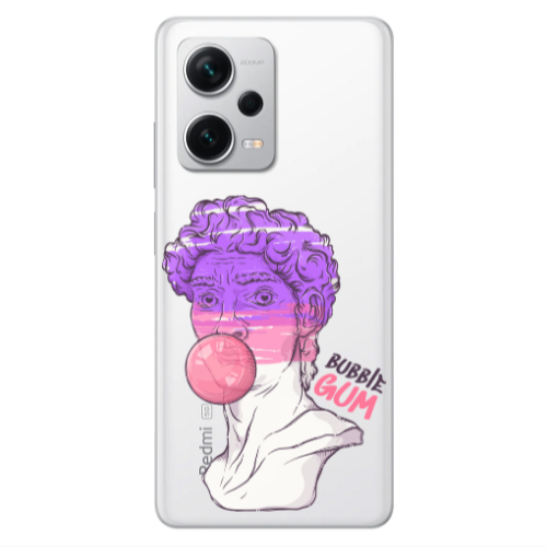 Xiaomi Redmi Note 12 5G Pin Bubble Transparent Silicone TPU Θήκη