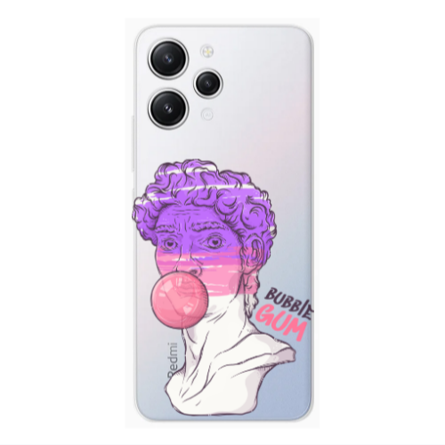 Xiaomi Redmi 12 Pin Bubble Transparent Silicone TPU Θήκη