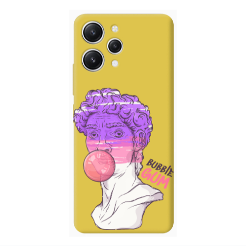 Xiaomi Redmi 12 Pin Bubble Yellow Colored Silicone TPU Θήκη