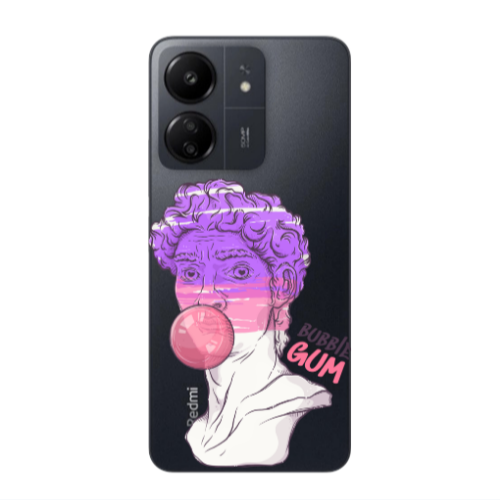 Xiaomi Redmi 13C Pin Bubble Transparent Silicone TPU Θήκη