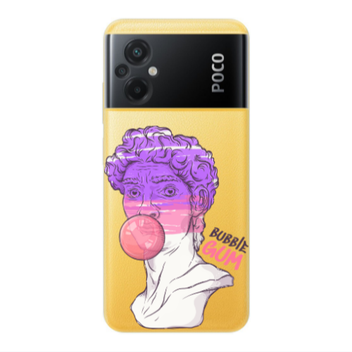 Xiaomi Poco M5 Pin Bubble Transparent Silicone TPU Θήκη