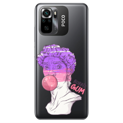 Xiaomi Poco M5 s Pin Bubble Transparent Silicone TPU Θήκη