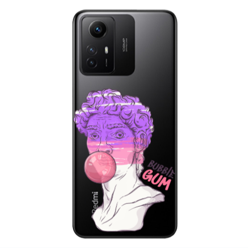 Xiaomi Redmi Note 12s Pin Bubble Transparent Silicone TPU Θήκη