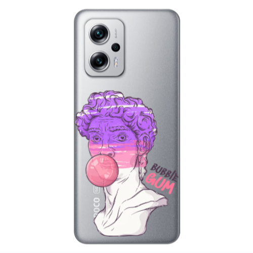 Xiaomi Poco X4 GT Pin Bubble Transparent Silicone TPU Θήκη