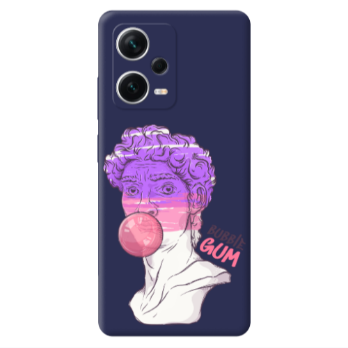 Xiaomi Poco X5 Pin Bubble Dark blue Colored Silicone TPU Θήκη