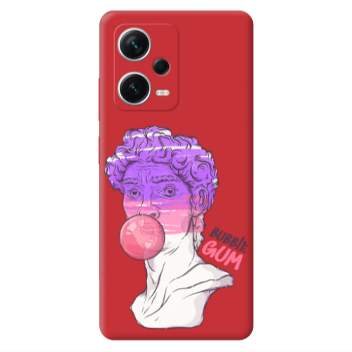 Xiaomi Poco X5 Pin Bubble Red Colored Silicone TPU Θήκη