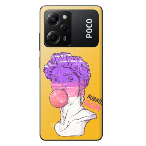 Xiaomi Poco X5 Pro Pin Bubble Transparent Silicone TPU Θήκη