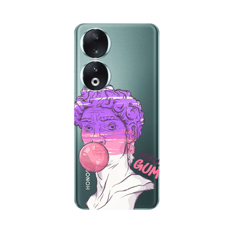 Honor 90 5G Pin Bubble Transparent Silicone TPU Θήκη