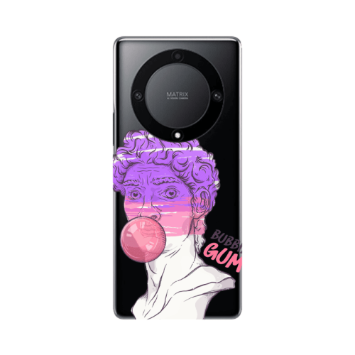 Honor Magic5 Lite 5G Pin Bubble Transparent Silicone TPU Θήκη