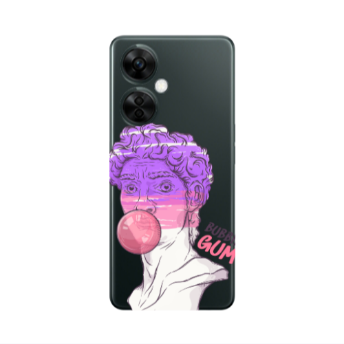 Oneplus Nord CE 3 Lite 5G Pin Bubble Transparent Silicone TPU Θήκη
