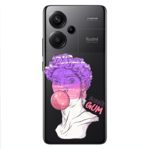 Xiaomi Redmi Note 13 Pro+ 5G  Pin Bubble Transparent Silicone TPU Θήκη