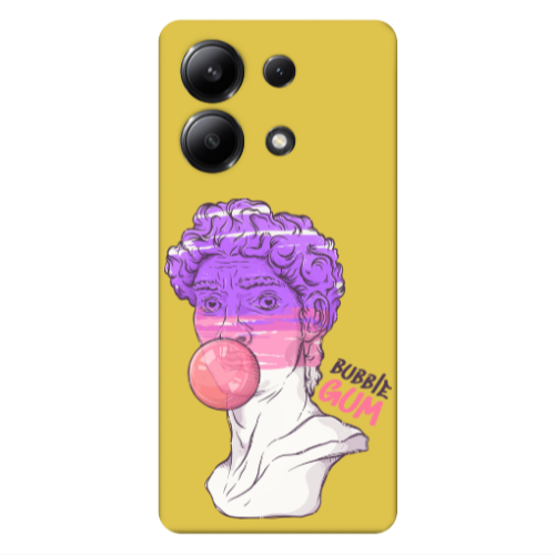 Xiaomi Redmi Note 13 4G Pin Bubble Yellow Colored Silicone TPU Θήκη